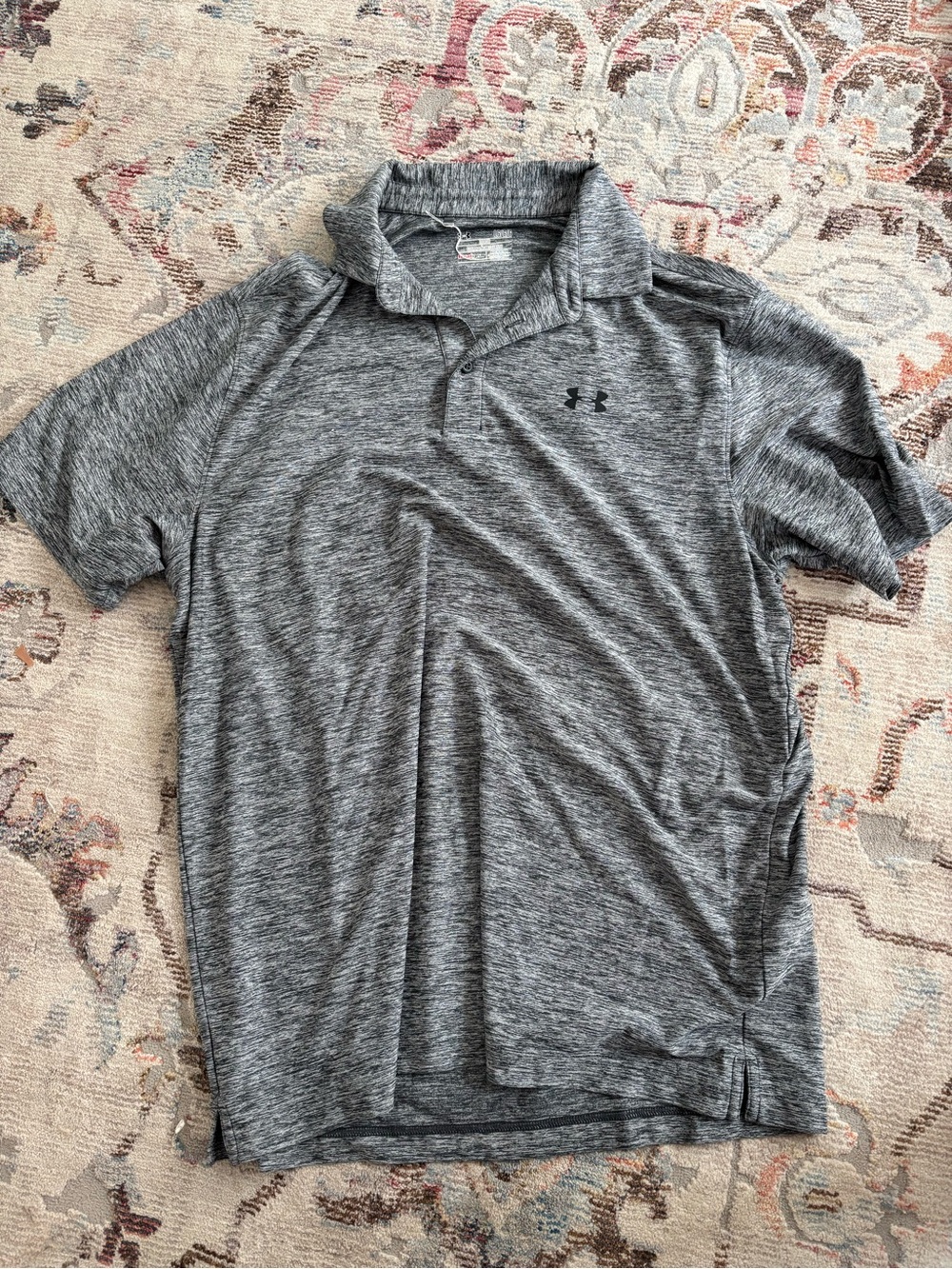 Under Armour Men’s Heather Gray Performance Polo